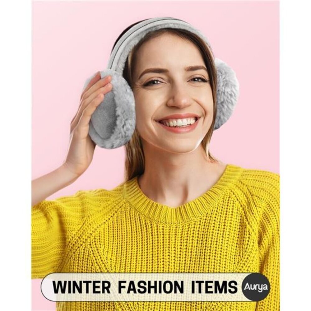 Cozy Ear Warmer Earmuffs for Women Winter Outdoor - Picture 2 of 7